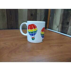 VINTAGE FTD ESPECIALLY FOR YOU COLORFUL HOT AIR BALLOONS COFFEE MUG CUP